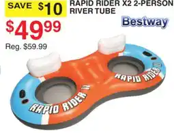 Dunham's Sports RAPID RIDER X2 2-PERSON RIVER TUBE offer
