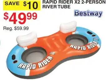 Dunham's Sports RAPID RIDER X2 2-PERSON RIVER TUBE offer