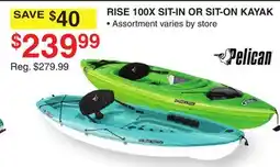 Dunham's Sports RISE 100X SIT-IN OR SIT-ON KAYAK offer