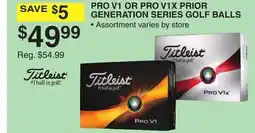 Dunham's Sports PRO V1 OR PRO V1X PRIOR GENERATION SERIES GOLF BALLS offer