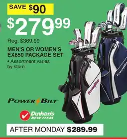Dunham's Sports MEN'S OR WOMEN'S EX850 PACKAGE SET offer