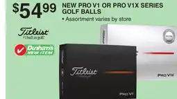 Dunham's Sports NEW PRO V1 OR PRO V1X SERIES GOLF BALLS offer