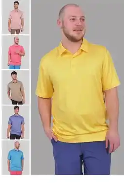 Dunham's Sports MEN'S COMFORT TECH HEATHERED POLO offer