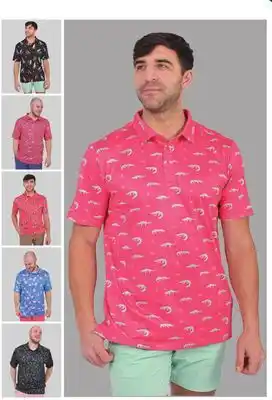 Dunham's Sports MEN'S COMFORT TECH NOVELTY POLO offer