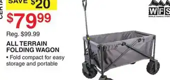 Dunham's Sports ALL TERRAIN FOLDING WAGON offer