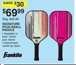 Dunham's Sports FRANKLIN SIGNATURE PICKLEBALL PADDLE offer