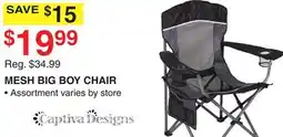 Dunham's Sports MESH BIG BOY CHAIR offer