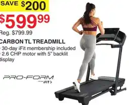 Dunham's Sports CARBON TL TREADMILL offer