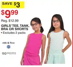Dunham's Sports GIRLS' TEE, TANK, BRA OR SHORTS offer