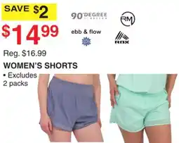 Dunham's Sports WOMEN'S SHORTS offer