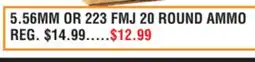 Dunham's Sports 5.56MM OR 223 FMJ 20 ROUND AMMO offer