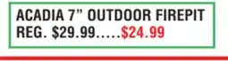 Dunham's Sports ACADIA 7 OUTDOOR FIREPIT offer