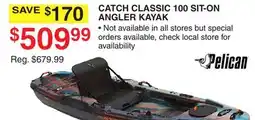 Dunham's Sports CATCH CLASSIC 100 SIT-ON ANGLER KAYAK offer