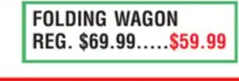 Dunham's Sports FOLDING WAGON offer