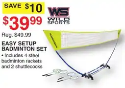 Dunham's Sports EASY SETUP BADMINTON SET offer