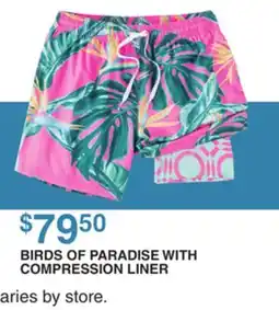 Dunham's Sports BIRDS OF PARADISE WITH COMPRESSION LINER offer