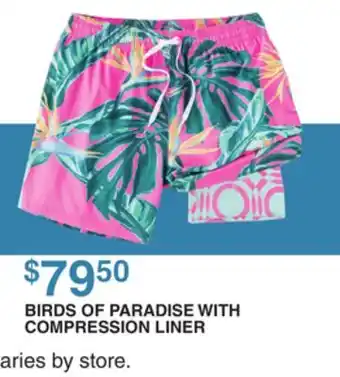 Dunham's Sports BIRDS OF PARADISE WITH COMPRESSION LINER offer