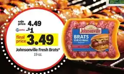 Meijer Johnsonville Fresh Brats offer