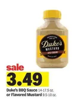 Meijer Duke's BBQ Sauce or Flavored Mustard offer