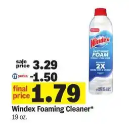 Meijer Windex Foaming Cleaner offer