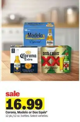 Meijer Corona, Modelo or Dos Equis offer
