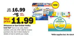 Meijer Skimmers or Sun Cruiser Vodka Iced Tea offer