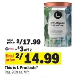 Meijer This is L Products offer