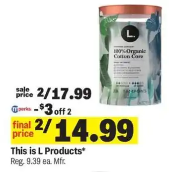 Meijer This is L Products offer
