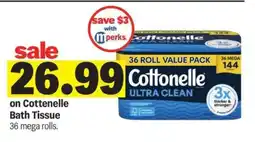 Meijer Cottonelle Bath Tissue offer