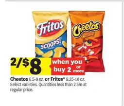 Meijer Cheetos or Fritos offer