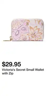 Victoria's Secret Victoria's Secret Small Wallet with Zip offer