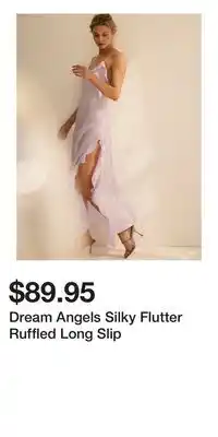 Victoria's Secret Dream Angels Silky Flutter Ruffled Long Slip offer