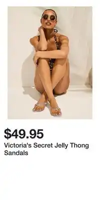 Victoria's Secret Victoria's Secret Jelly Thong Sandals offer