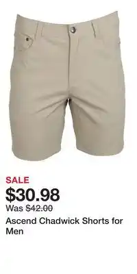 Cabela's Ascend Chadwick Shorts for Men offer