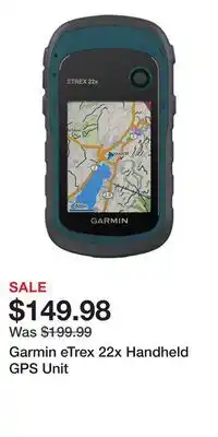 Cabela's Garmin eTrex 22x Handheld GPS Unit offer