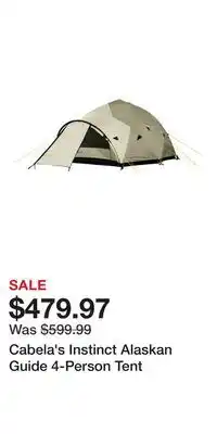 Cabela's Cabela's Instinct Alaskan Guide 4-Person Tent offer