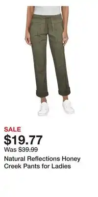 Cabela's Natural Reflections Honey Creek Pants for Ladies offer