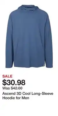 Cabela's Ascend 3D Cool Long-Sleeve Hoodie for Men offer