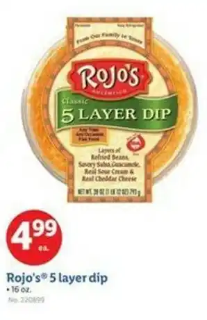 Lidl Rojo's 5 layer dip offer