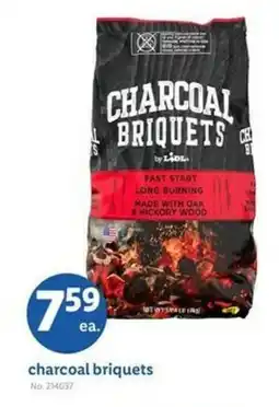 Lidl Charcoal briquets offer