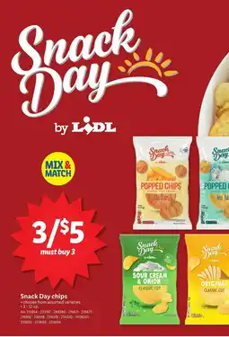 Lidl Snack day chips offer
