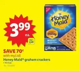 Lidl Honey Maid graham crackers offer