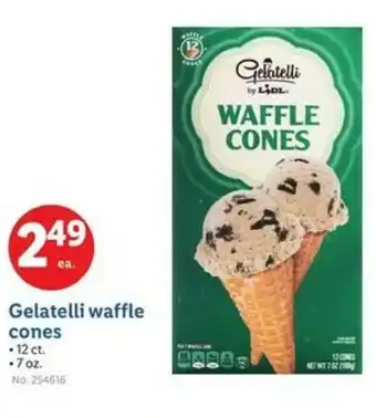 Lidl Gelatelli waffle cones offer