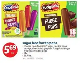 Lidl Sugar free frozen pops offer