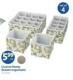 Lidl Livarno home drawer organizers offer