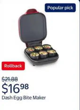 Walmart Dash egg bite maker offer