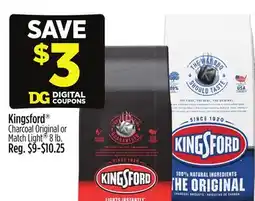 Dollar General Kingsford Charcoal Original or Match Light offer