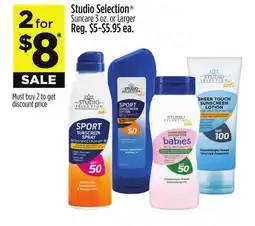 Dollar General Studio Selection Suncare offer