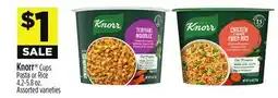 Dollar General Knorr Cups Pasta or Rice offer