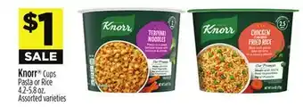 Dollar General Knorr Cups Pasta or Rice offer